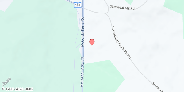 Map showing Mt. Pilgrim Baptist Church - Foundation at 1341 Mccords Ferry Road, Lugoff, SC