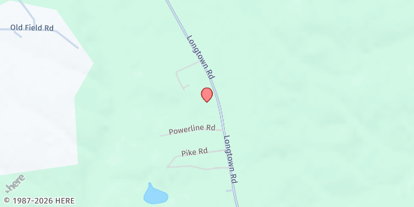 Map showing St Matthew Baptist Church at 759 Longtown Road, Lugoff, SC