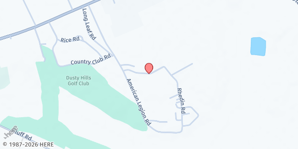 Map showing Canaan Land Revival Temple at 2319 Rhedin Rd., Marion, SC