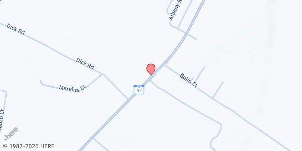Map showing St. James AME Church - Marion at 5415 S. Hwy. 41, Marion, SC