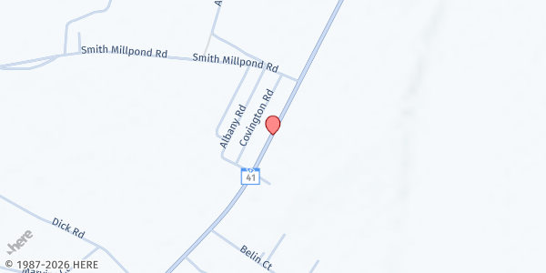 Map showing St. James AME-Marion at 5415 S Highway 41, Marion, SC