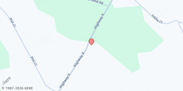 Map showing Tabernacle AME Church at 3932 Hwy. 9, Marion, SC