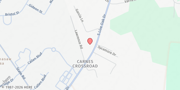 Map showing Gateway Open Arms at 3537 S Live Oak Dr, Moncks Corner, SC