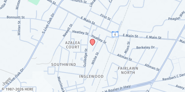 Map showing Iglesia Monte Calvario at 209 Metts St., Moncks Corner, SC