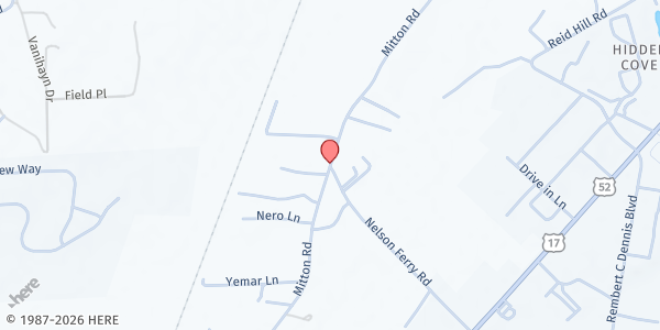 Map showing National Action Network - Moncks Corner at 117 Mitten Rd., Moncks Corner, SC