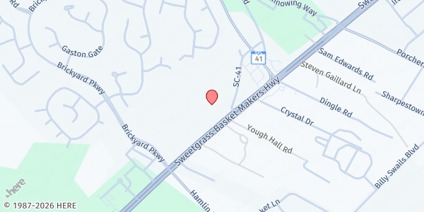 Map showing Greater Goodwill A.M.E. at 2818 N Hwy 17, Mount Pleasant, SC