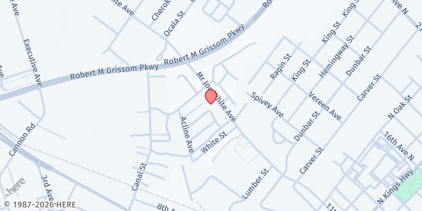 Map showing Community Kitchen of Myrtle Beach at 1411 Mr. Joe White Ave, Myrtle Beach, SC