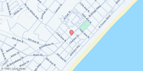 Map showing ECHO-Through the Storm Shelter at 1206 N. Kings Hwy, Myrtle Beach, SC