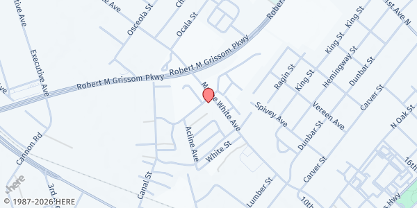 Map showing Helping Hand of Myrtle Beach at 1411 Mr. Joe White Ave., Myrtle Beach, SC