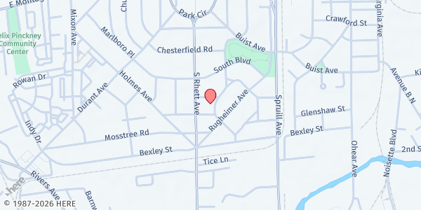 Map showing Park Circle Cares at 4445 Old Park Rd, North Charleston, SC