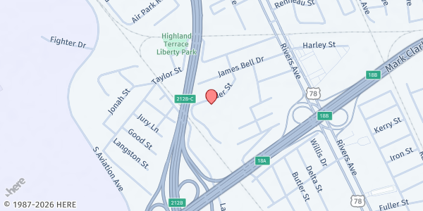 Map showing Resurrected Church of Jesus at 2345 Elder Ave., North Charleston, SC