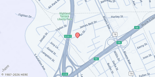 Map showing Resurrected Church of Jesus Christ - Food Pantry at 2345 Elder Ave., North Charleston, SC