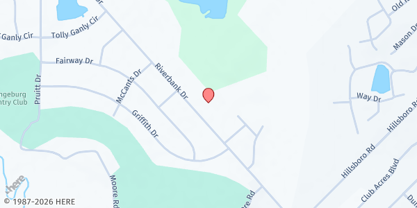 Map showing Holy Trinity Catholic Church at 2202 Riverbank Drive, Orangeburg, SC