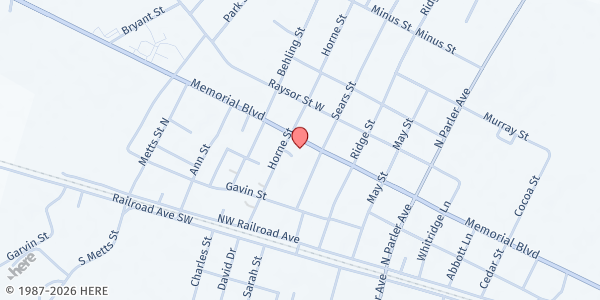 Map showing Bethel Outreach Ministries at 5585 County Rd S-18-200, Saint George, SC