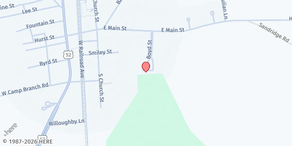 Map showing Willie & Betsy Bradford Community Outreach at 1905 Boyd Dr., Scranton, SC