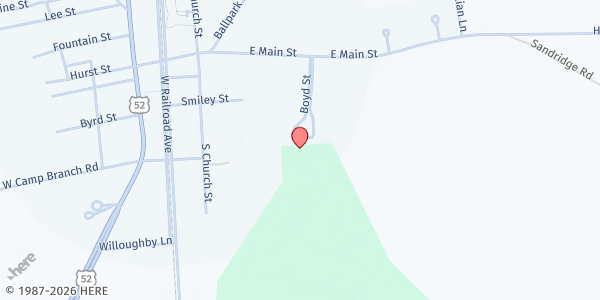 Map showing Willie & Betsy Bradford Community Outreach at 1905 Boyd Road, Scranton, SC