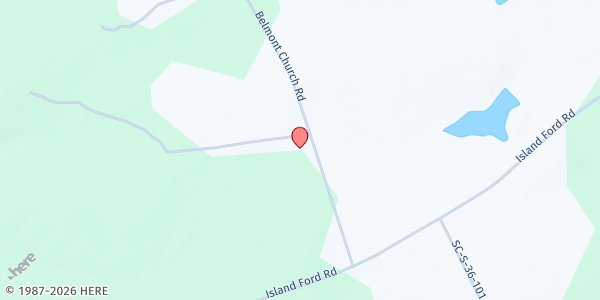 Map showing BGM Inc-Newberry at 301 Belmont Church Road, Silverstreet, SC