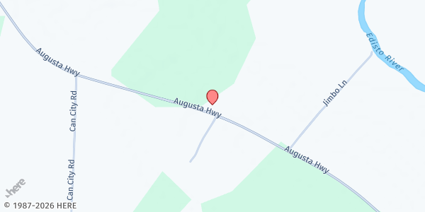 Map showing Springtown United Methodist at 8807 Augusta Hwy., Smoaks, SC