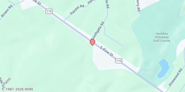 Map showing ilive Ministries at 5310 S Pine Street, Spartanburg, SC