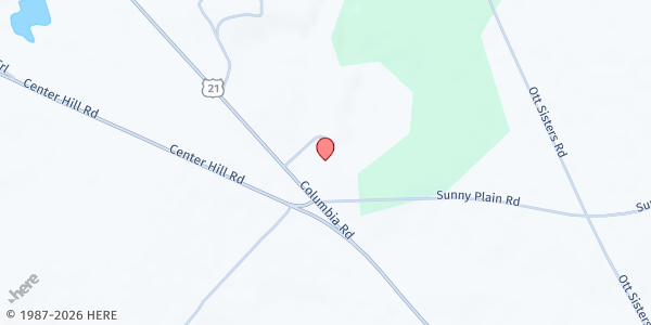 Map showing Faith Baptist Church (St. Matthews) at 7618 Columbia Road, St. Matthews, SC