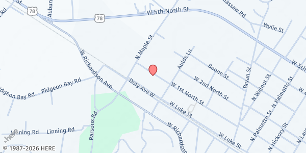 Map showing Community Resource Center - Summerville at 920 West 1st North Street, Summerville, SC