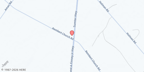 Map showing Lab's Helping Hands at 5456 Sumter Highway, Sumter, SC