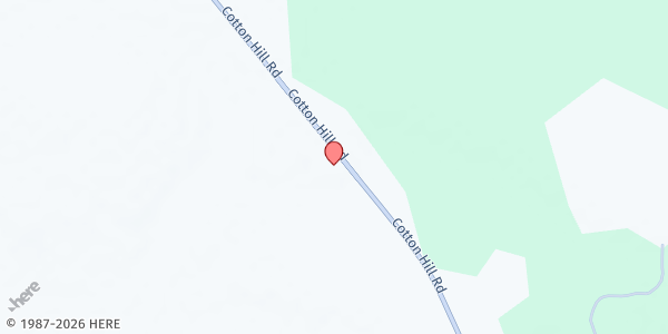 Map showing Antioch Educational Center at 7293 Cotton Hill Rd., Tarboro, SC