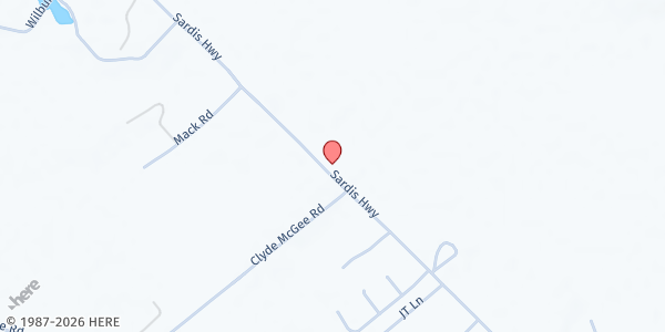 Map showing St. Luke United Methodist Church at 4771 Sardis Hwy., Timmonsville, SC