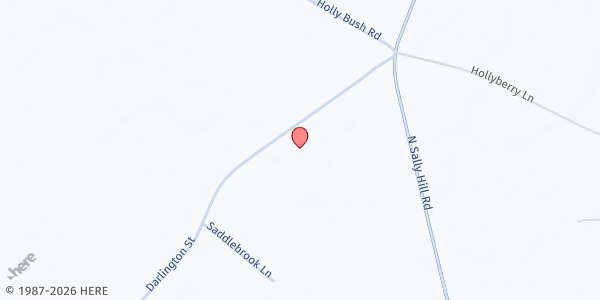 Map showing Timmonsville Church Of Christ at 1672 N. Darlington St., Timmonsville, SC