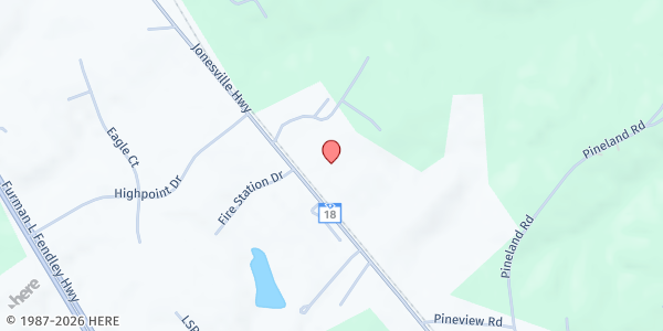 Map showing Bikers Against Hunger (TEFAP Provider) at 1734 Jonesville Highway, Union, SC