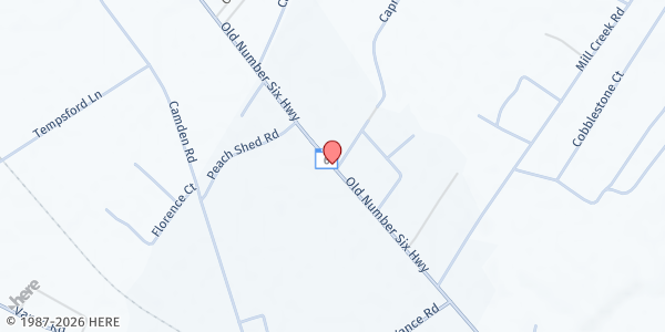 Map showing Hope Lutheran at 10154 Old #6 Hwy., Vance, SC