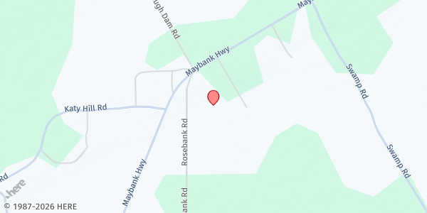 Map showing St. James Bethel A.M.E. at 5305 Maybank Hwy, Wadmalaw Island, SC