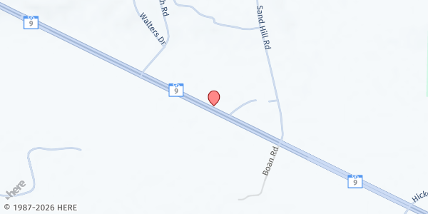 Map showing Grace Temple Fellowship Church at 3008 SC-9, Wallace, SC