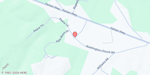 Map showing Woodmont United Care Association at 208 Washington Church RD, Ware Place, SC