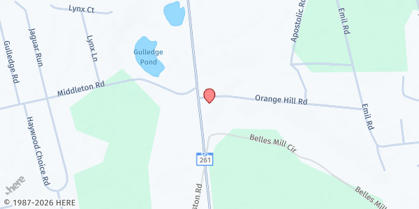 Map showing Community Missionary CO at 3035 South King Highway, Wedgefield, SC