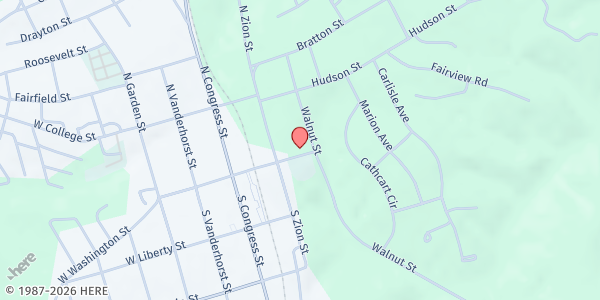 Map showing Fairfield County Council on Aging at 210 E. Washington St., Winnsboro, SC