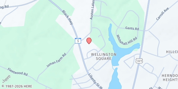 Map showing Cornerstone Family Worship Center at 1090 Black Hwy, York, SC