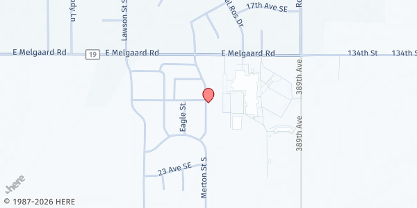 Map showing Safe Harbor at 2005 S Merton St., Aberdeen, SD