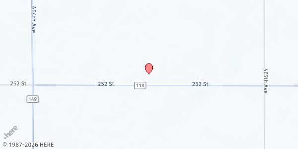 Map showing Tri-Valley School District at 46450 252nd St, Colton, SD