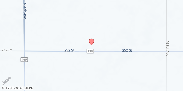 Map showing Tri-Valley School District at 46450 252nd St, Colton, SD