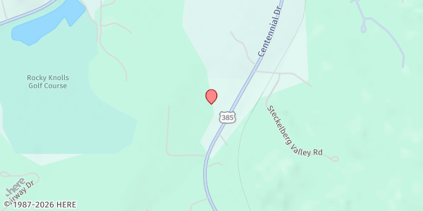 Map showing Living Outreach Church at 25189 US-385, Custer, SD