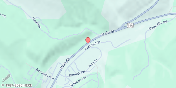 Map showing Ferguson Football Field at 70 76th Dr., Deadwood, SD