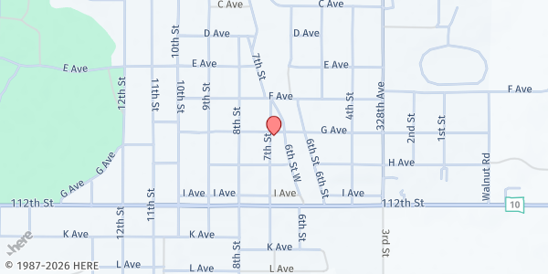 Map showing Eureka Community Development at , Eureka, SD