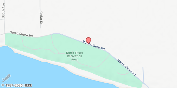 Map showing Diamond Willow Ministries at 22850 North Shore Rd., Fort Thompson, SD
