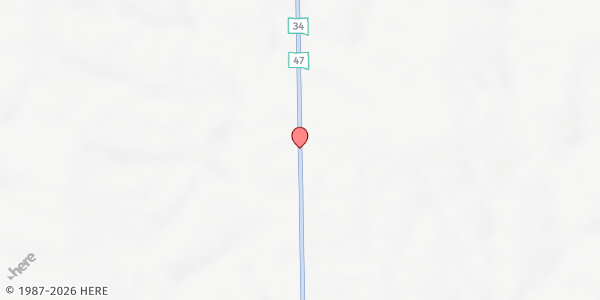 Map showing Feeding SD at St. Joseph's Hall at 817 SD Hwy 47, Fort Thompson, SD