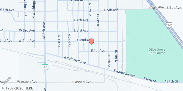 Map showing The Pantry at 109 North 3rd Street, Groton, SD