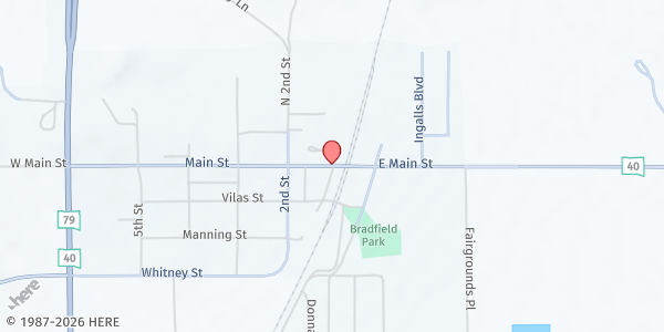 Map showing Hermosa Senior Box Program at Hermosa, Hermosa, SD