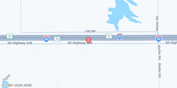 Map showing Feeding SD at Jackson County Sports Complex at Old Highway 16, Kadoka, SD