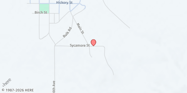 Map showing Jackson County Wic Office at 720 6th Ave, Kadoka, SD