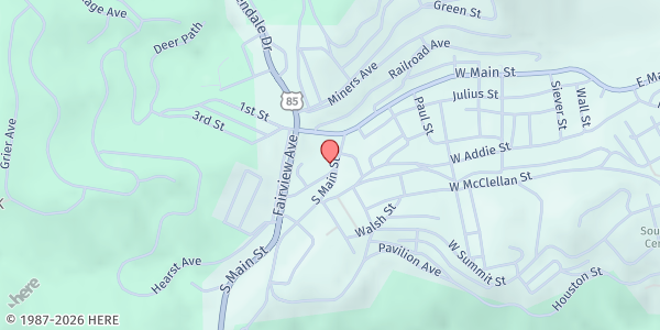 Map showing Lords Cupboard at 111 S. Main St., Lead, SD